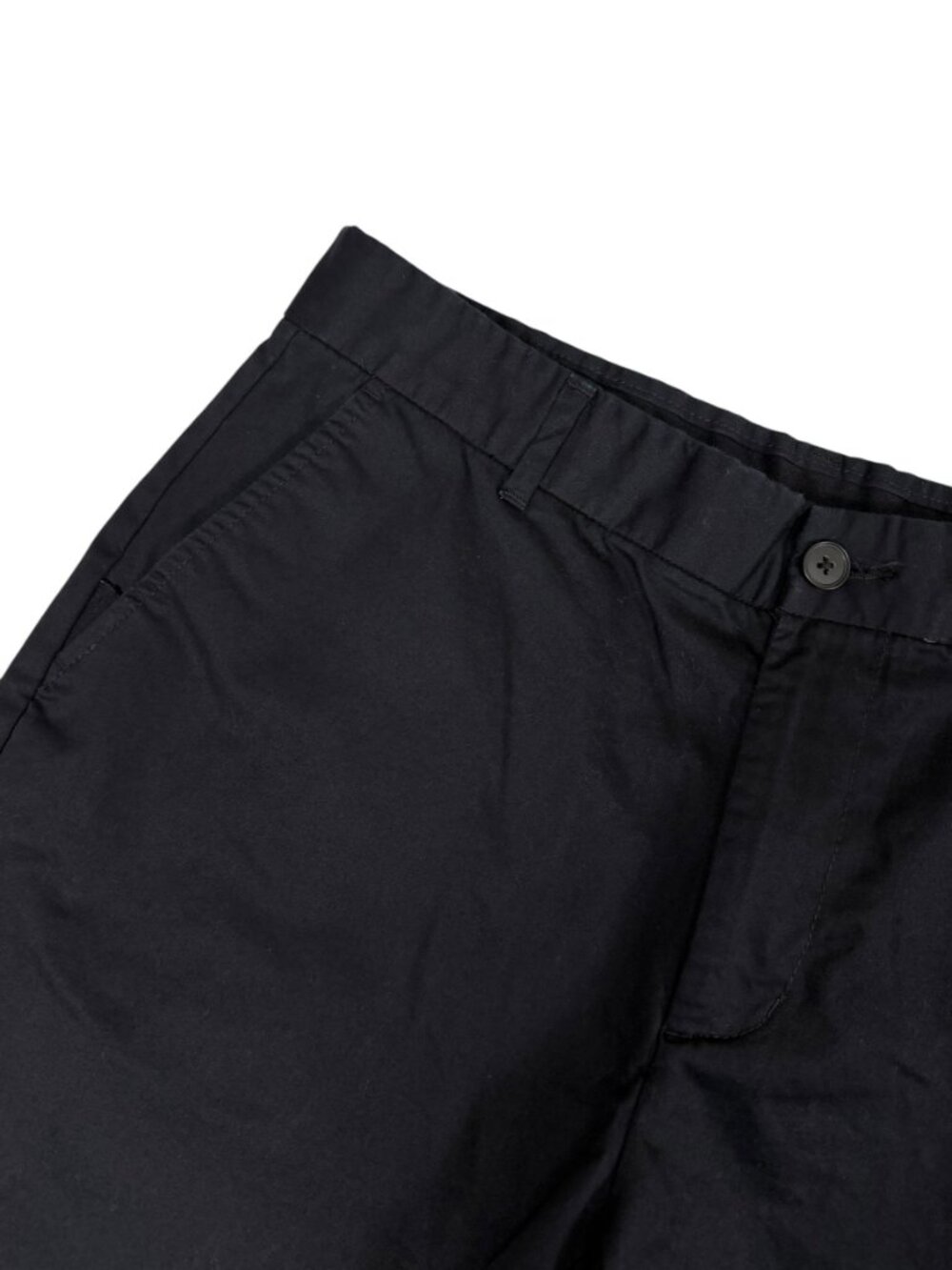 Claiborne Men's Size 32 Black Comfort Waist Shorts Cotton Spandex 10" Inseam